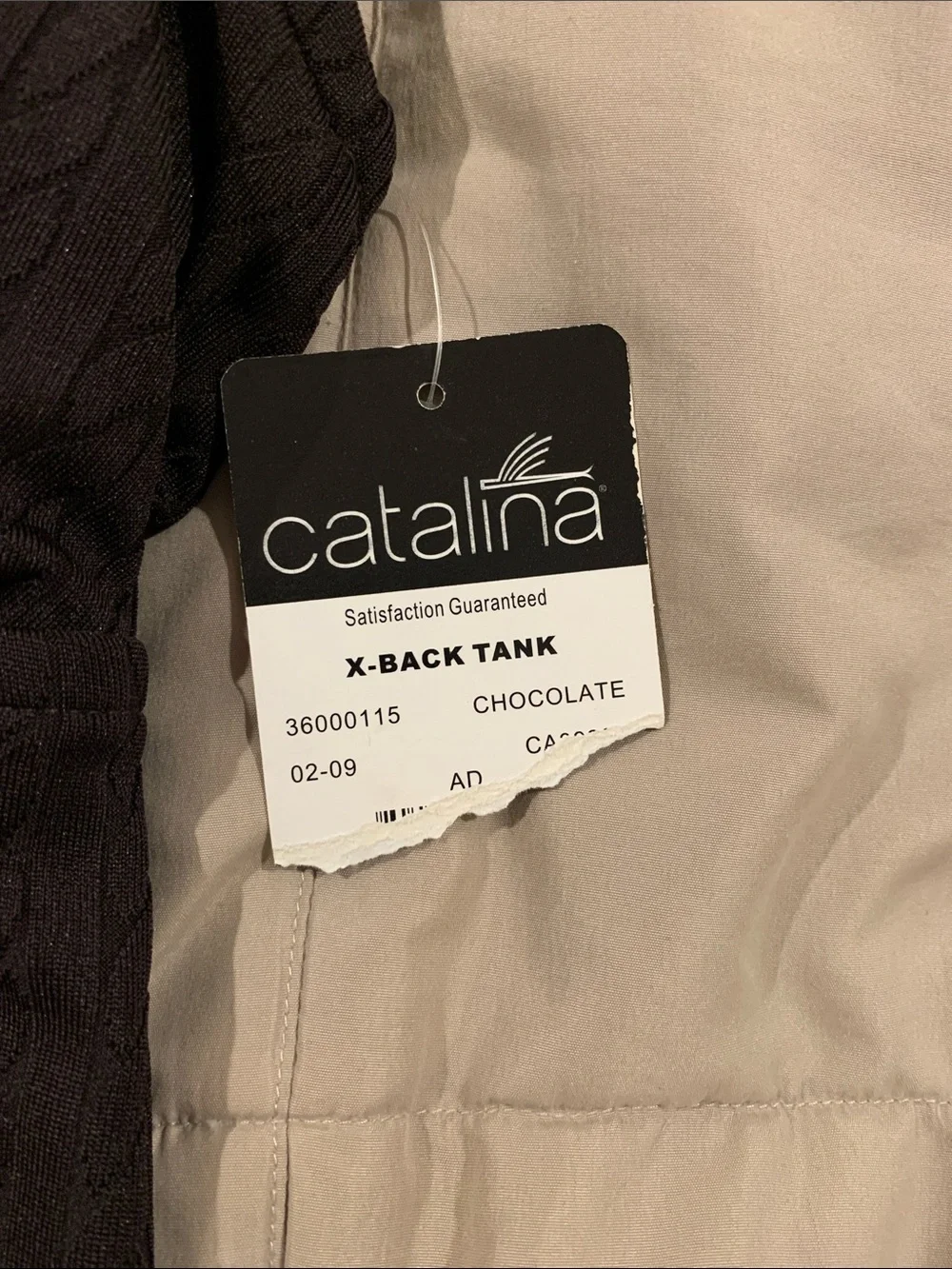 NWT Catalina Chocolate Brown Textured One-Piece Swimsuit​